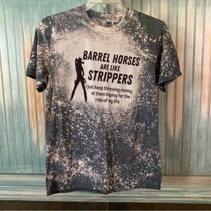 Rodeo Western Barrel Racer T shirt size medium